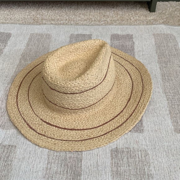 CAMILA FEDORA - NATURAL WITH STRIPES 55 XS - Picture 7 of 10